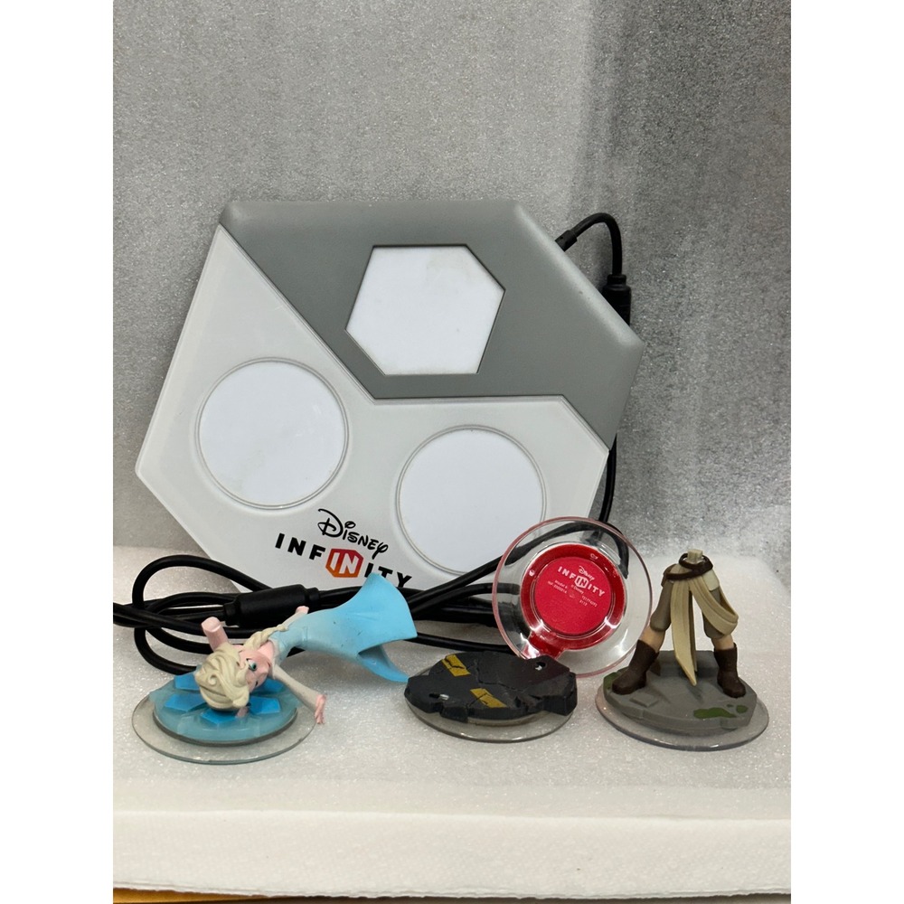 Disney Infinity Starter‎ Pack Elsa Sorcerer Toy Box Portal Also Parts Included